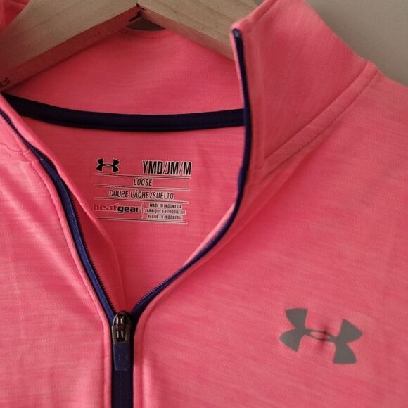 Under Armour Youth Heat Gear Long Sleeve Top - Size M - Picture 2 of 6